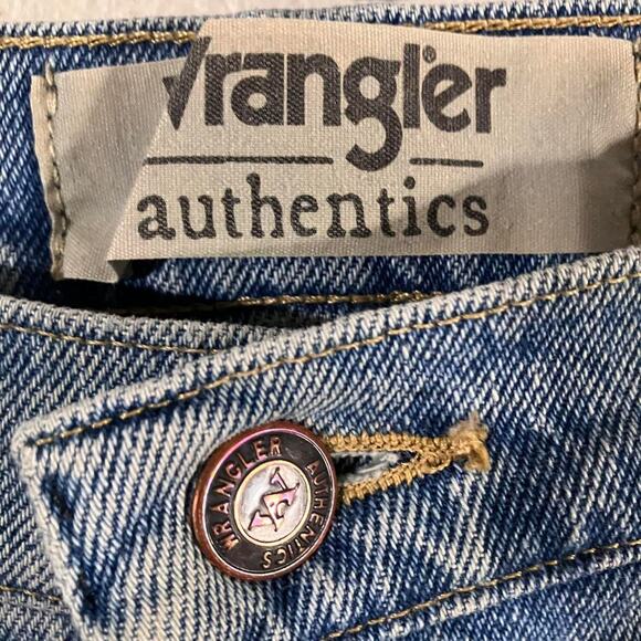 Vintage Y2K Wrangler Light Wash Denim Cowboy Western Jeans - Picture 3 of 8